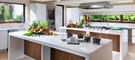 Spacious kitchen area at the luxury Riviera Maya beach resort | Azul Villa Esmeralda